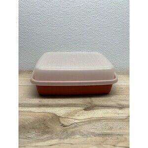 Vtg Tupperware Meat Keeper Marinade Container # 1518-5 With Lid # 1519-6